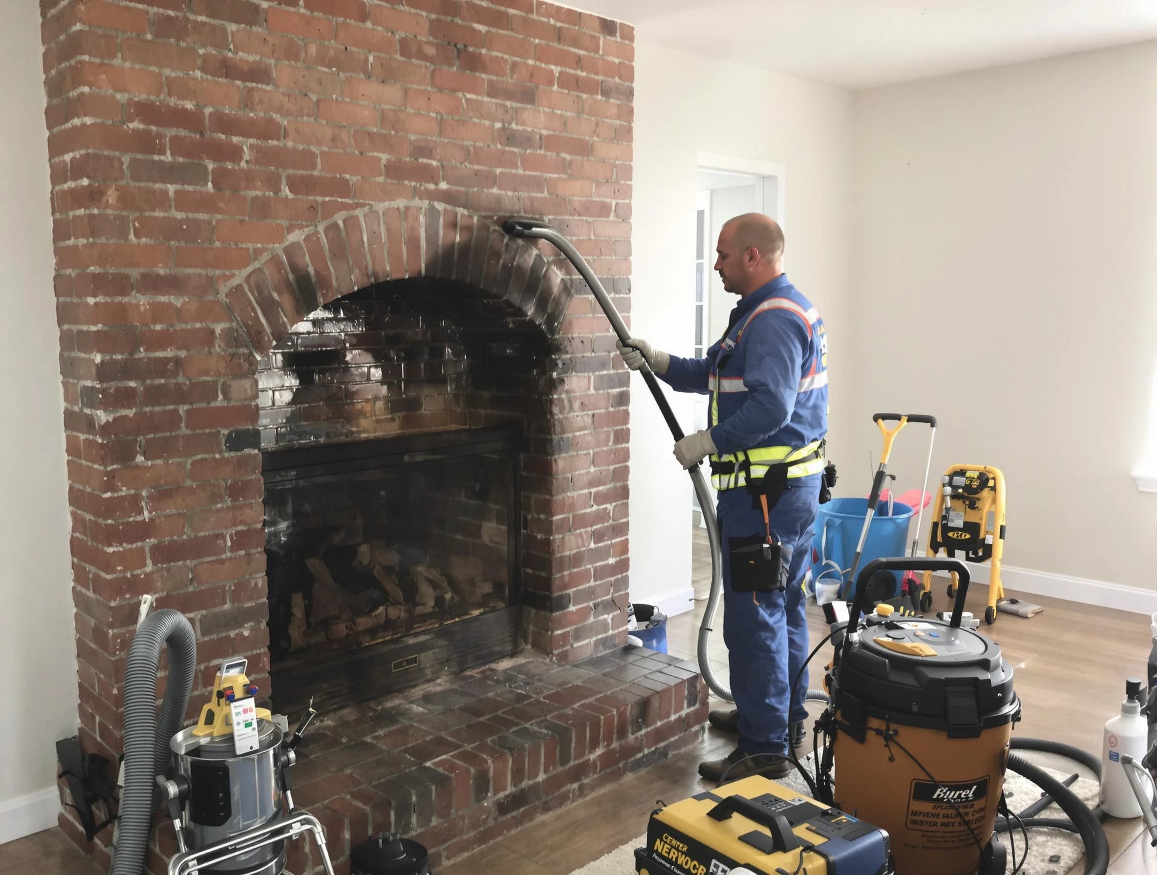 Guadalupe Chimney Sweep expert performing detailed chimney sweep in Guadalupe, AZ
