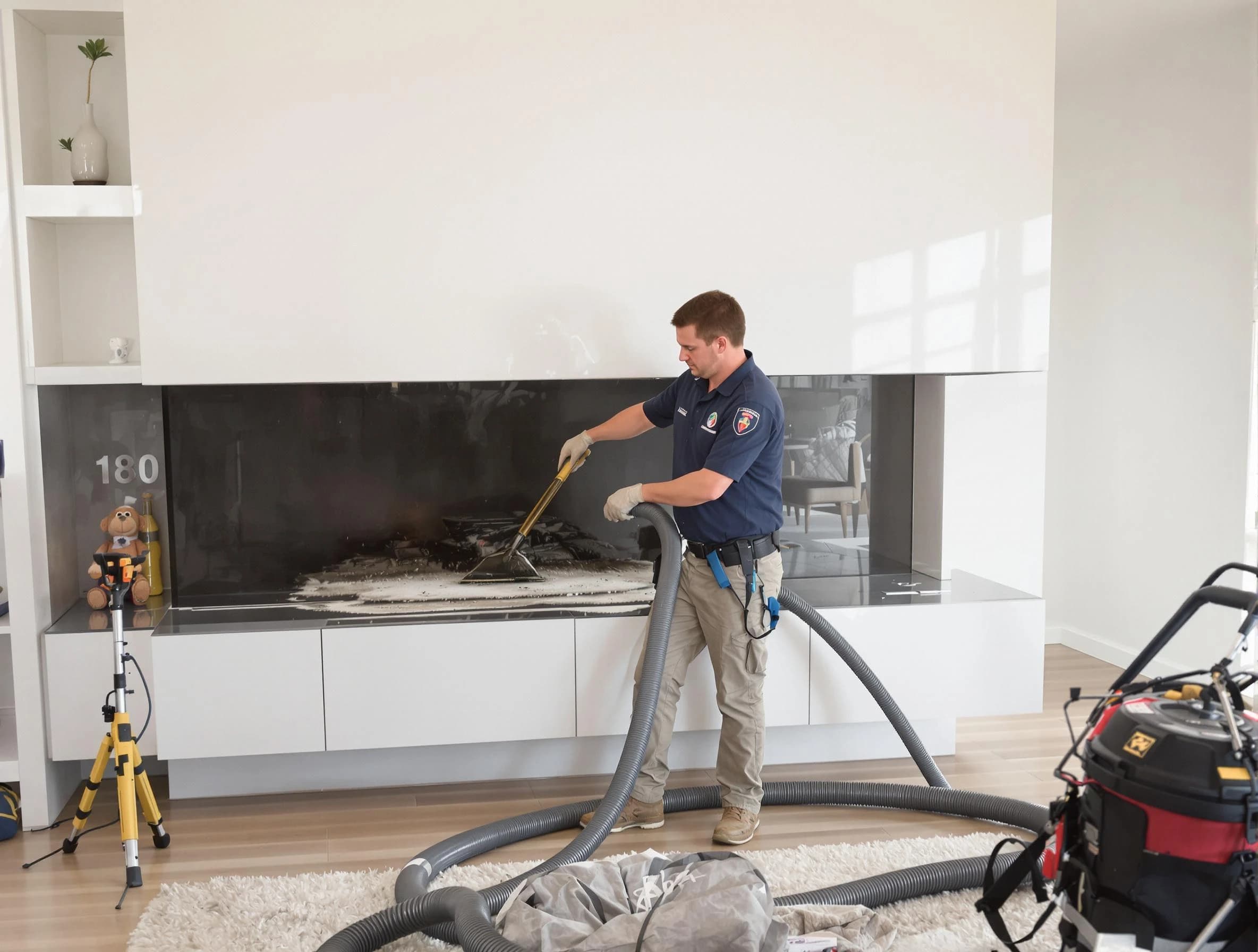 Guadalupe Chimney Sweep technician providing chimney sweeping services in Guadalupe, AZ