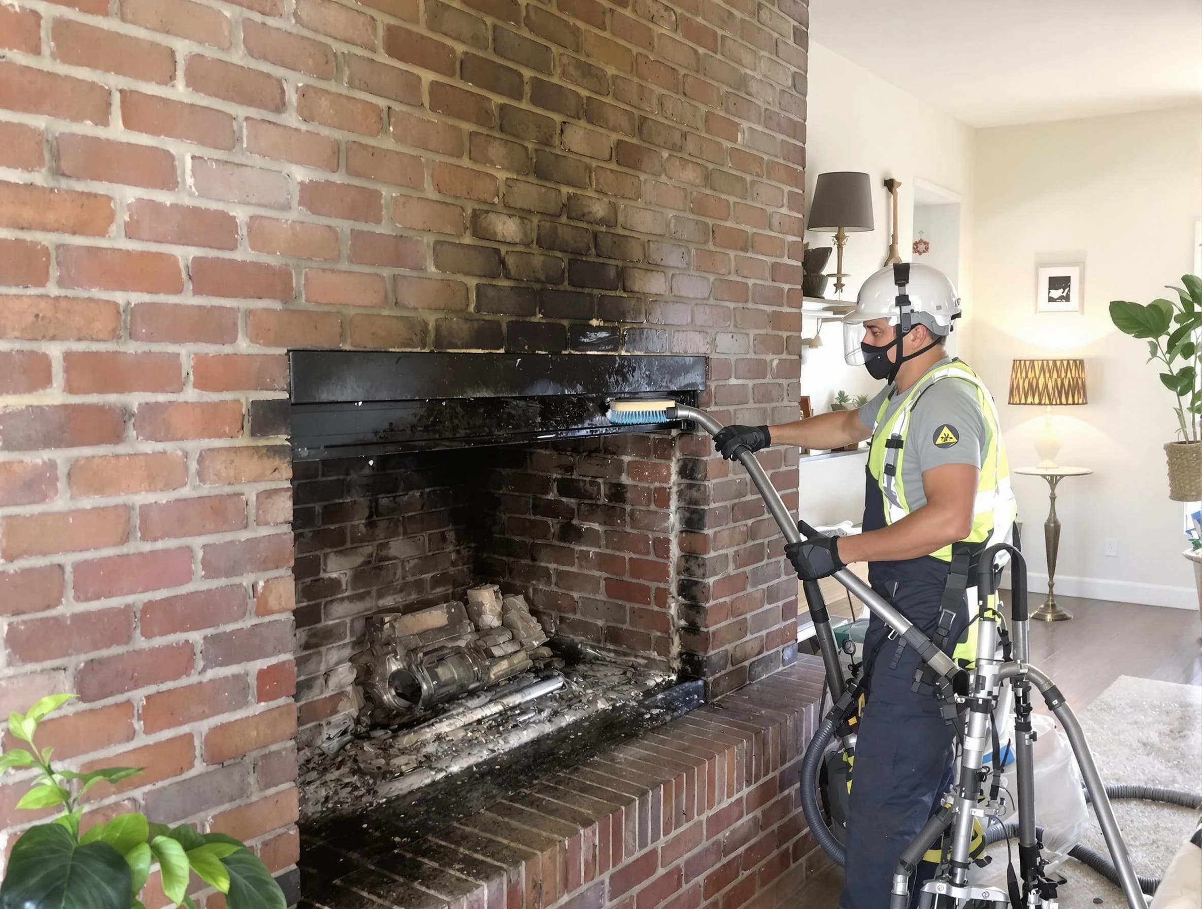 Guadalupe Chimney Sweep providing fireplace cleaning services in Guadalupe, AZ