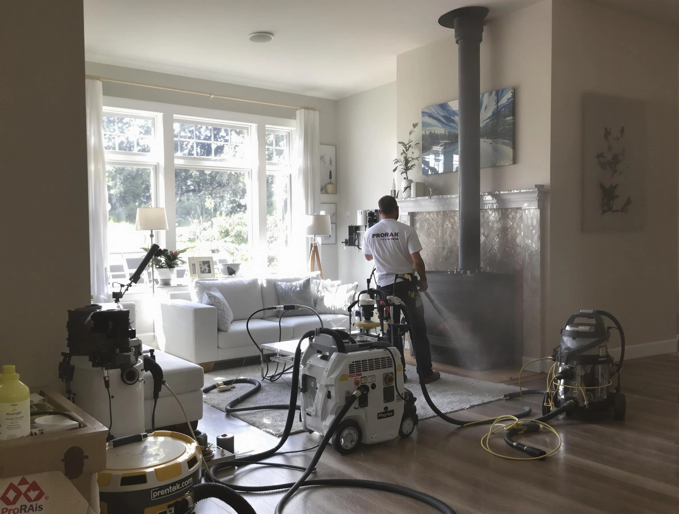 Soot removal service by Guadalupe Chimney Sweep for a fireplace in Guadalupe, AZ