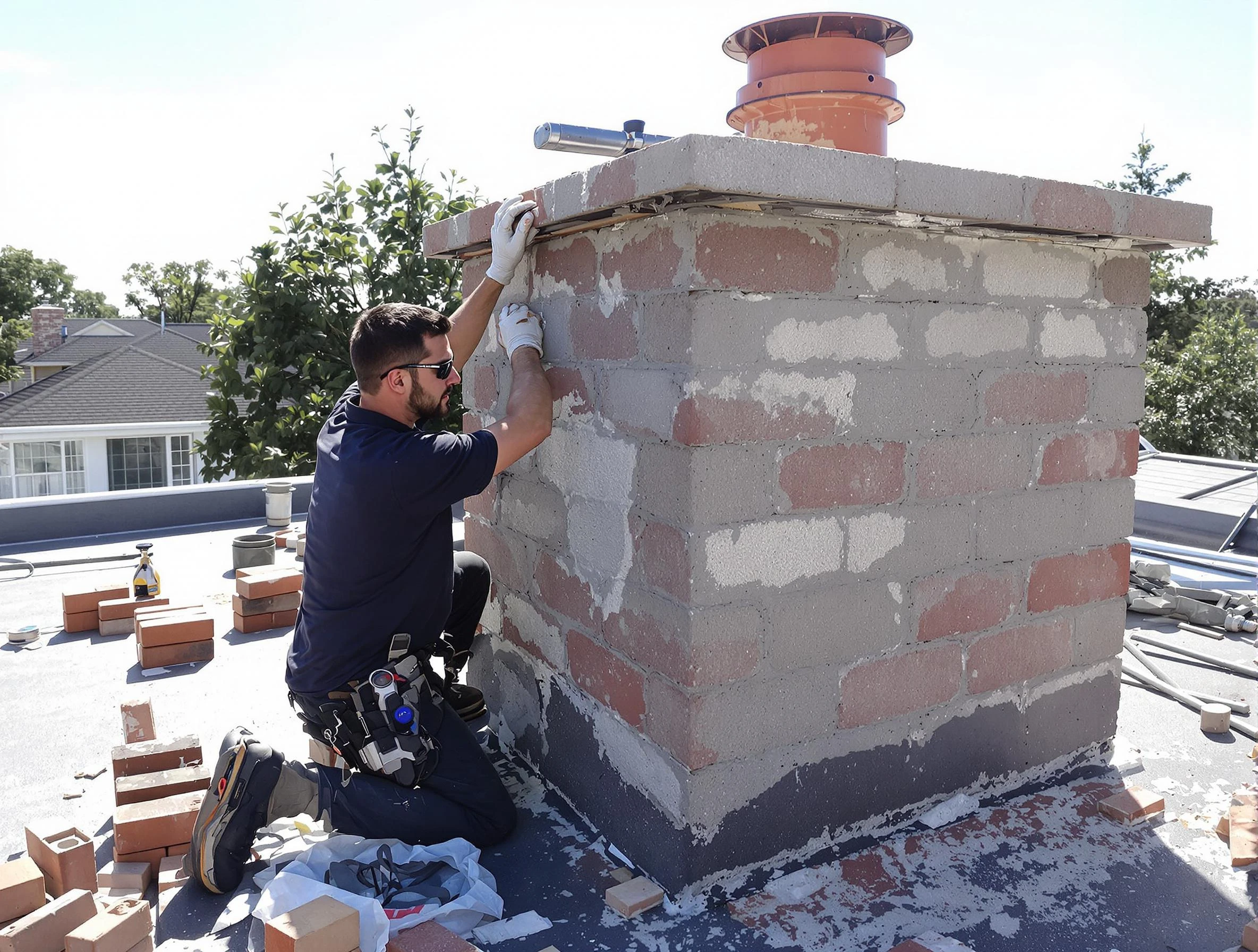 Advanced chimney repair process by Guadalupe Chimney Sweep in Guadalupe, AZ